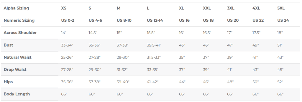 Size Guide