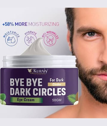KURAIY Pure Under Eye Cream Enriched with Natural Oils to Remove Dark Circles & Wrinkles