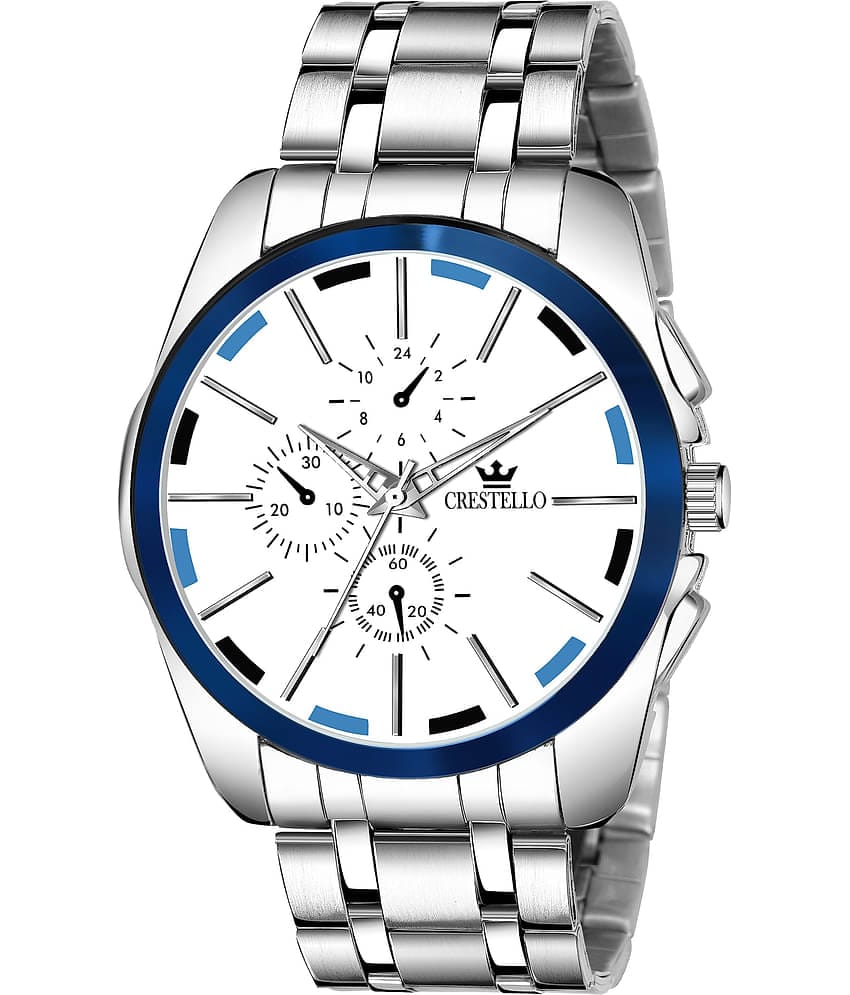 Crestello - Silver Metal Analog Men's Watch