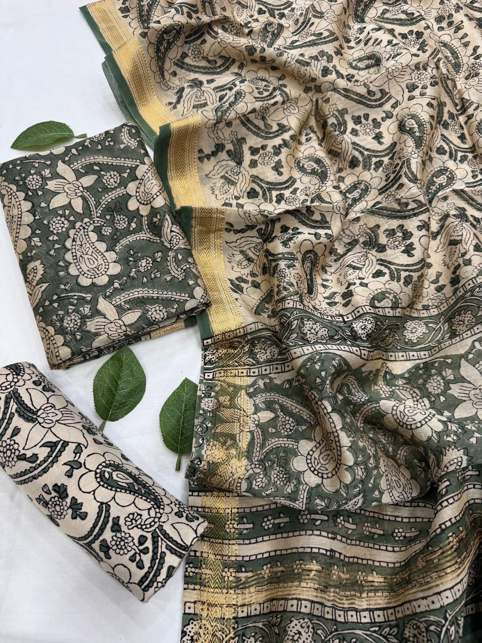 Maheshwari Silk Suit Set