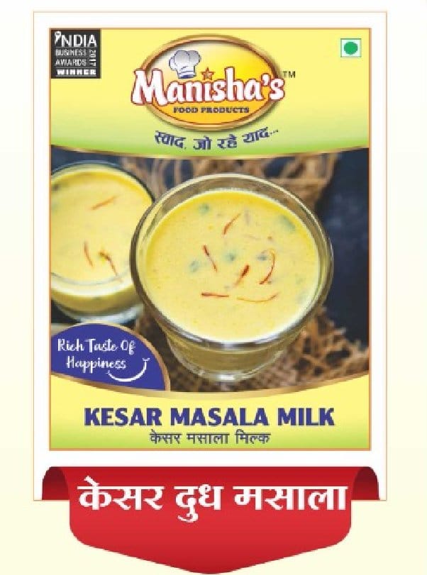Kesar Masala Milk Mix | Rich Saffron Blend | Traditional Beverage