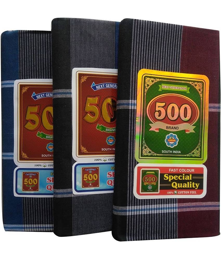 sundar Multi Lungi Pack of 3