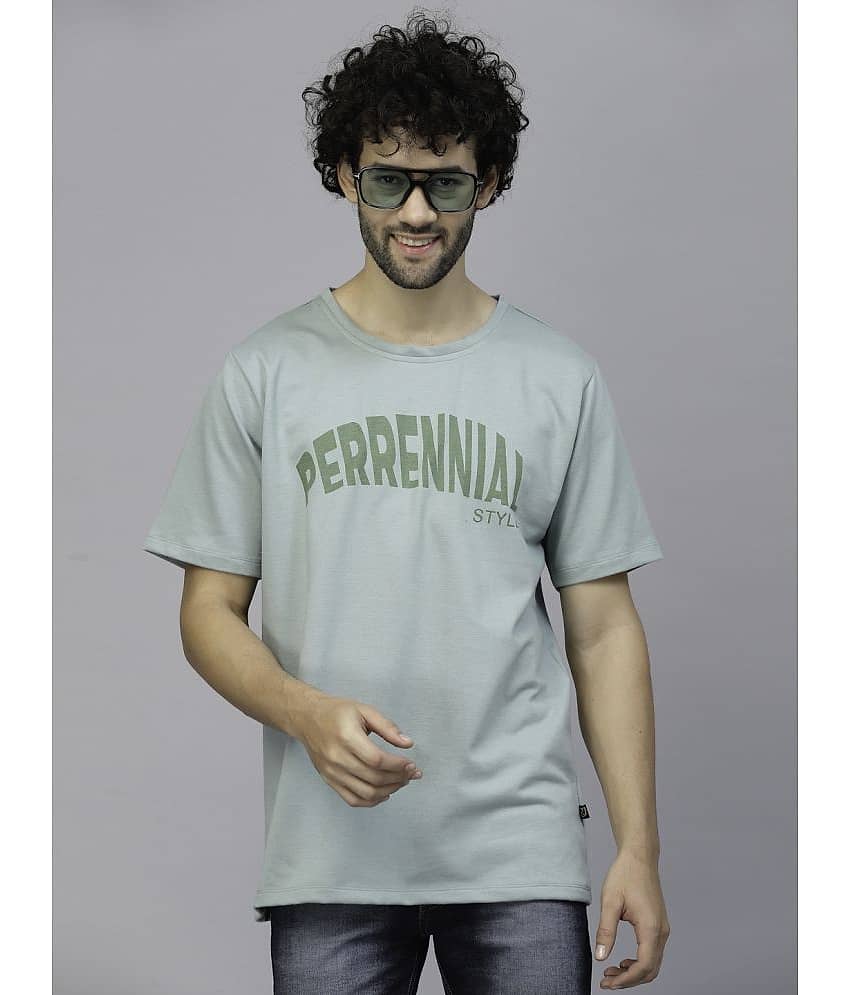 Rigo Pack of 1 100% Cotton Oversized Fit Men's T-Shirt ( Green )