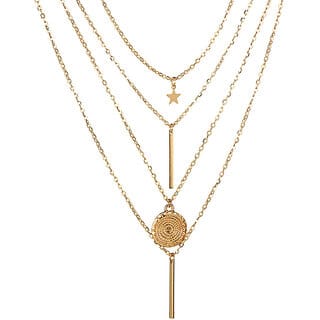 4 Layered Gold Plated Neckpiece