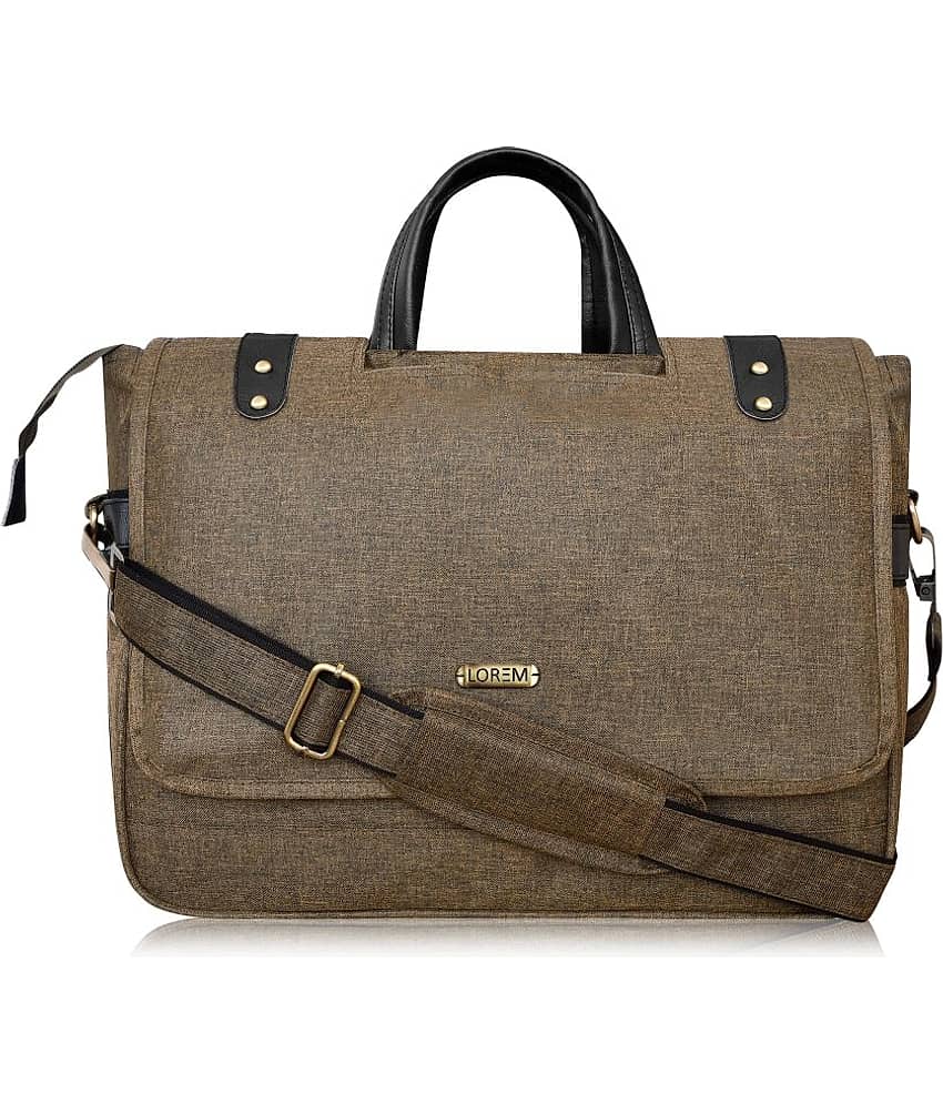 Lorem Brown Solid Messenger Bag