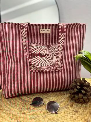 Handcrafted Reversible Tote Bag