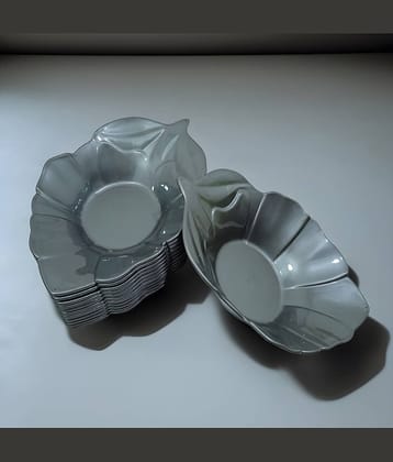 Inpro 12 Pcs Plastic Grey Platter