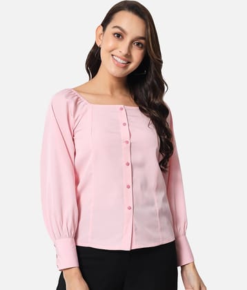 ALL WAYS YOU Women Solid Polyester Shirt ( White )