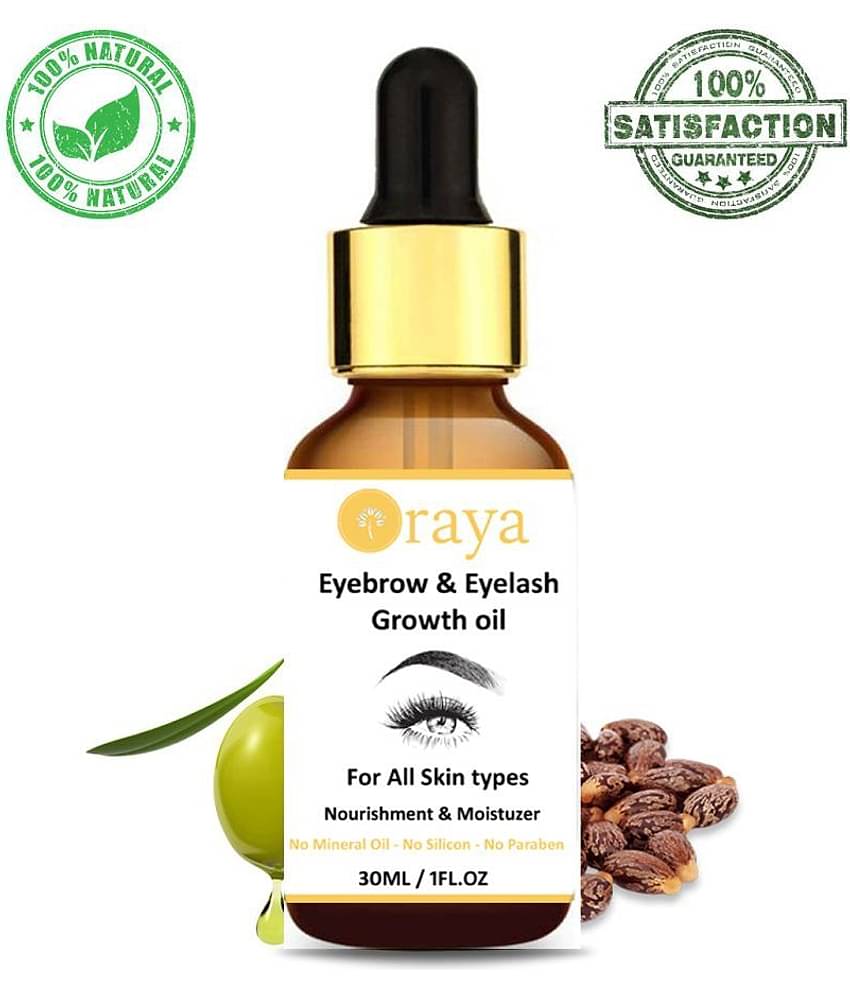ORAYA Eyebrow & Eyelash Growth Oil For Women Eye Roller 30 mL