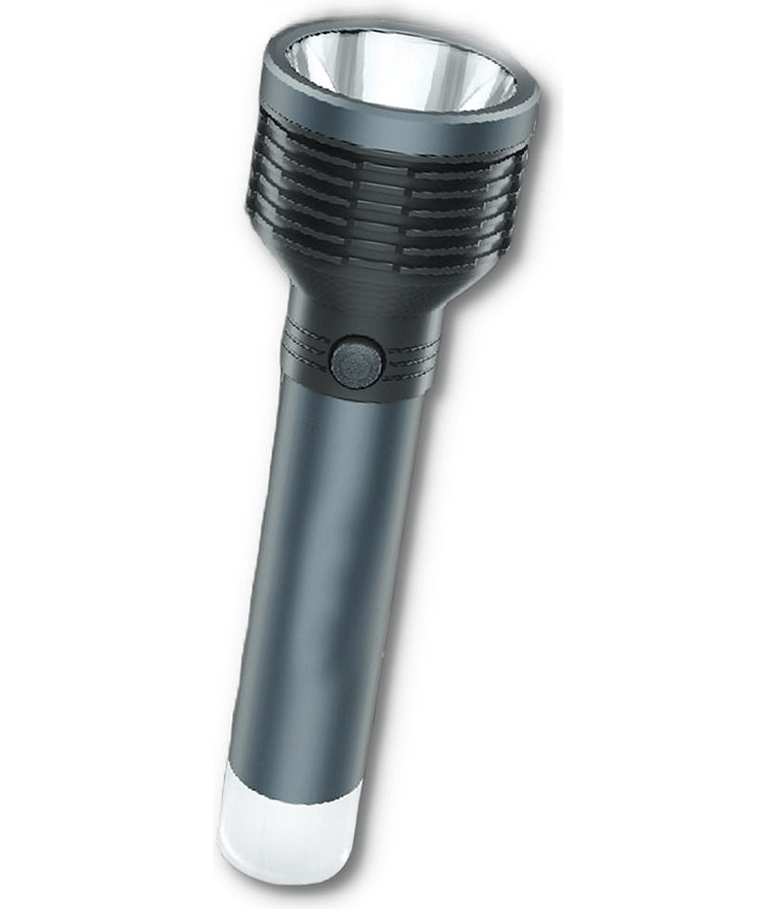 Sanjana Collections 50W Flashlight Torch Metal Long Beam - Pack of 1