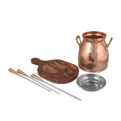 Crockery Wala And Company Handmade Table Copper Tandoor