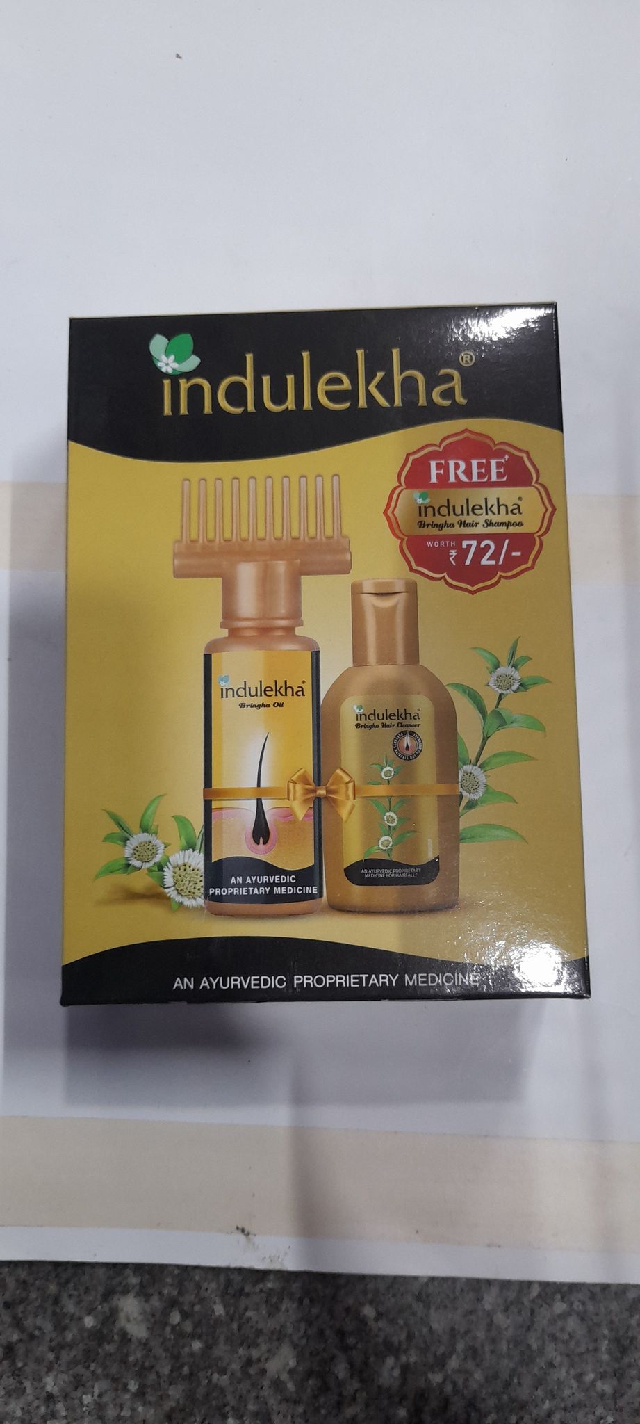 Indulekha bringha oil free hair cleanser