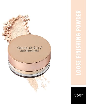 Swiss Beauty Ultra Fine Loos Finish Pressed Powder (Ivory), 8gm
