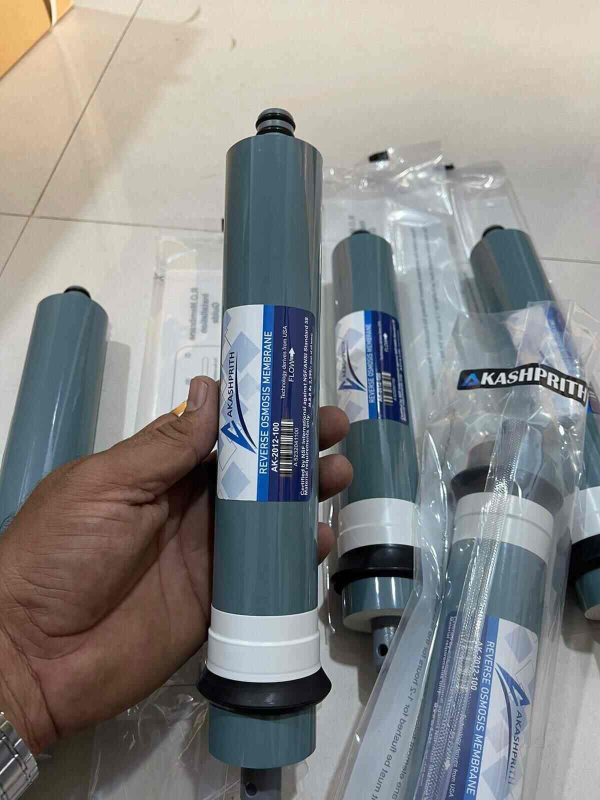 AKASHPRITH 80 GPD RO Genuine Membrane Filter Cartridge - Reduces TDS by 96%-98% - Compatible with Most RO Systems