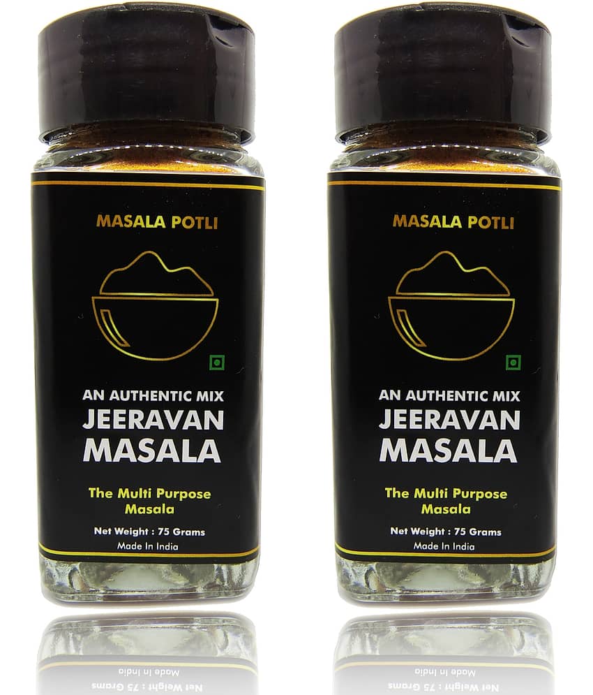 Masala Potli Indore Jeeravan Masala Powder for Poha, Khakhra Pack of 2 (75x2) Powder 150 gm