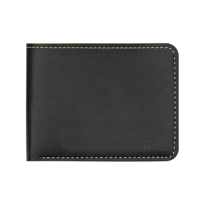 The Wallet Store Vegan Leather Wallet For Men - Black