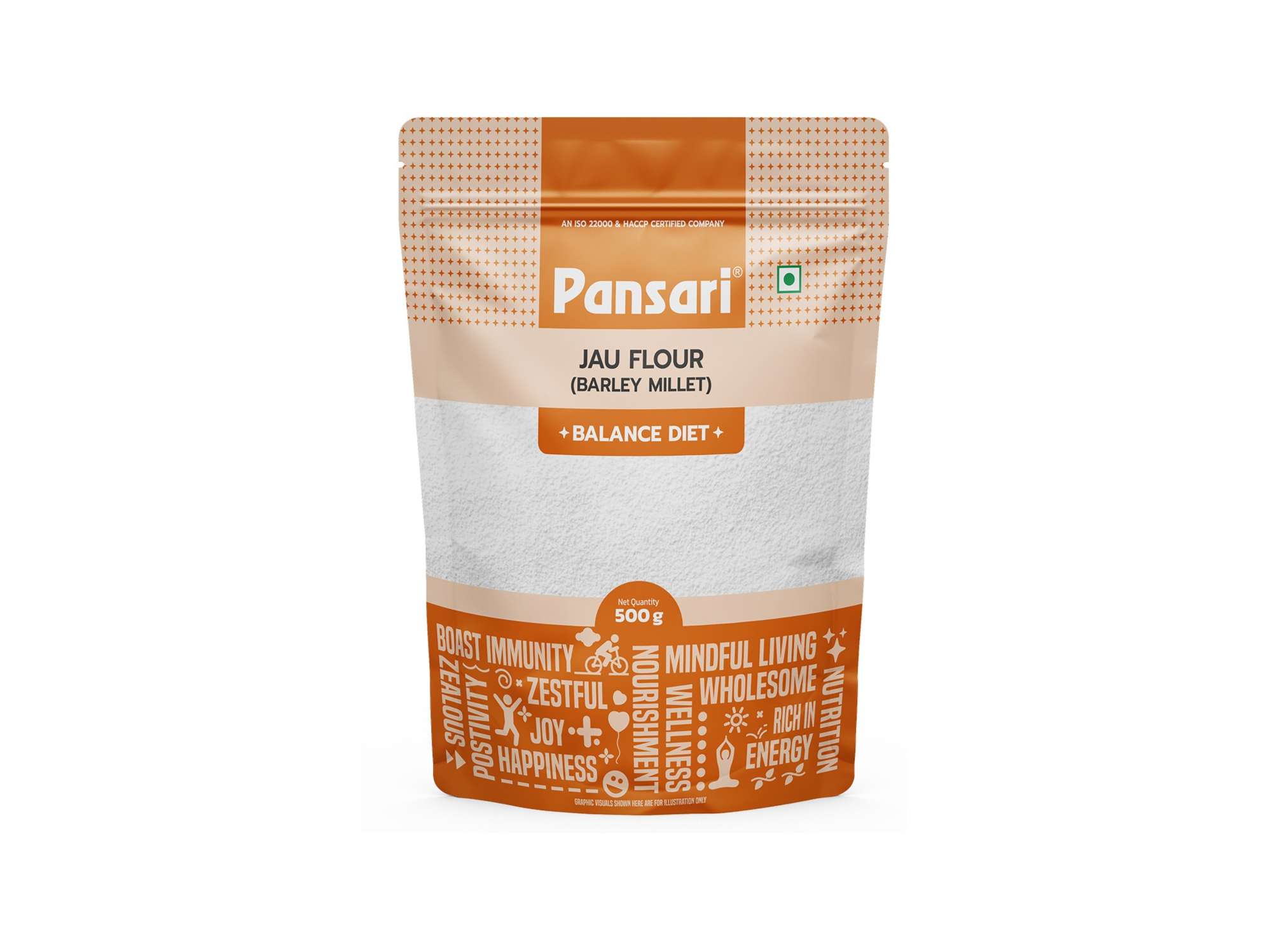Pansari Jau Atta / Barley Millet - 500gm
