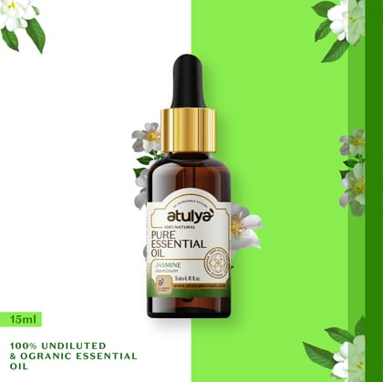 Atulya 100% Natural Jasmine Pure Essential Oil - 15ml Atulya 100% Natural Jasmine Pure Essential Oil - 15ml
