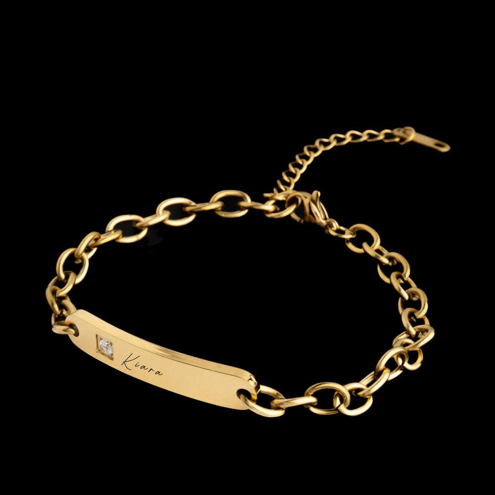 Personalised Zest Bracelet-Gold