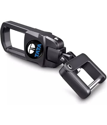 BANISTROKES Black Color Fob Key Heavy Duty Replacement Logo Keychain Compatible With Nexon/Harrior/Punch/Tiago/Tigor/Altros/Safari/AND all Model Car Bike