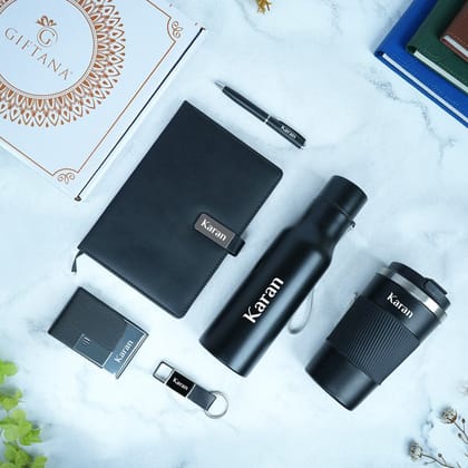 Giftana Personalized Gifts : Elegant 6-in-1 Premium Gift Set