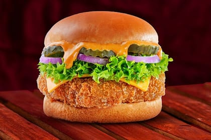 Mexican Cheese Chicken Burger