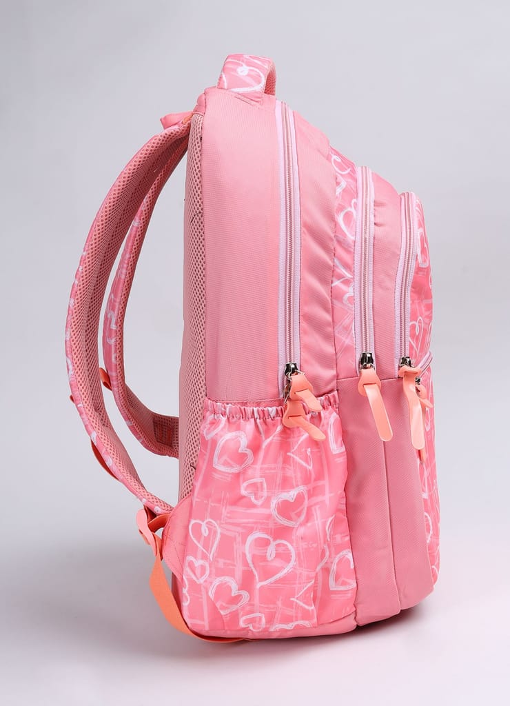 PB Pearlbags Polyester Water Resistant Casual Backpack With Laptop Sleeve For School,college & Office For Boys and Girls,Men & Women