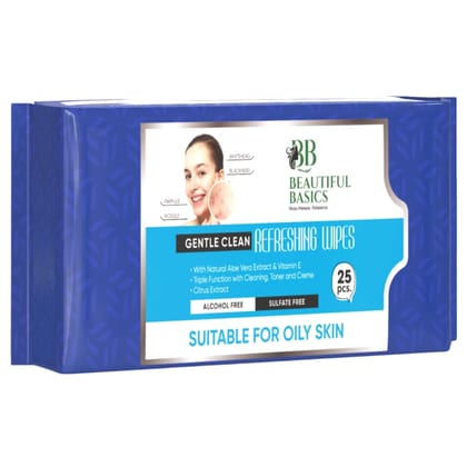 Refreshing Wet Wipes for Face | Facial Cleansing | Refreshing & Skin Hydration| Soothing for skin | pH Balance & Alcohol Free | Nourishing with Fruit extract | 25 Wipes Refreshing Wet Wipes for Face | Facial Cleansing | Refreshing & Skin Hydration| Soothing for skin | pH Balance & Alcohol Free | Nourishing with Fruit extract | 25 Wipes