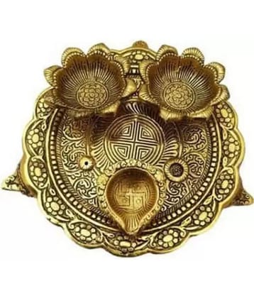 Green Tales - Pooja Thali 25 cm ( Pack of 1 )