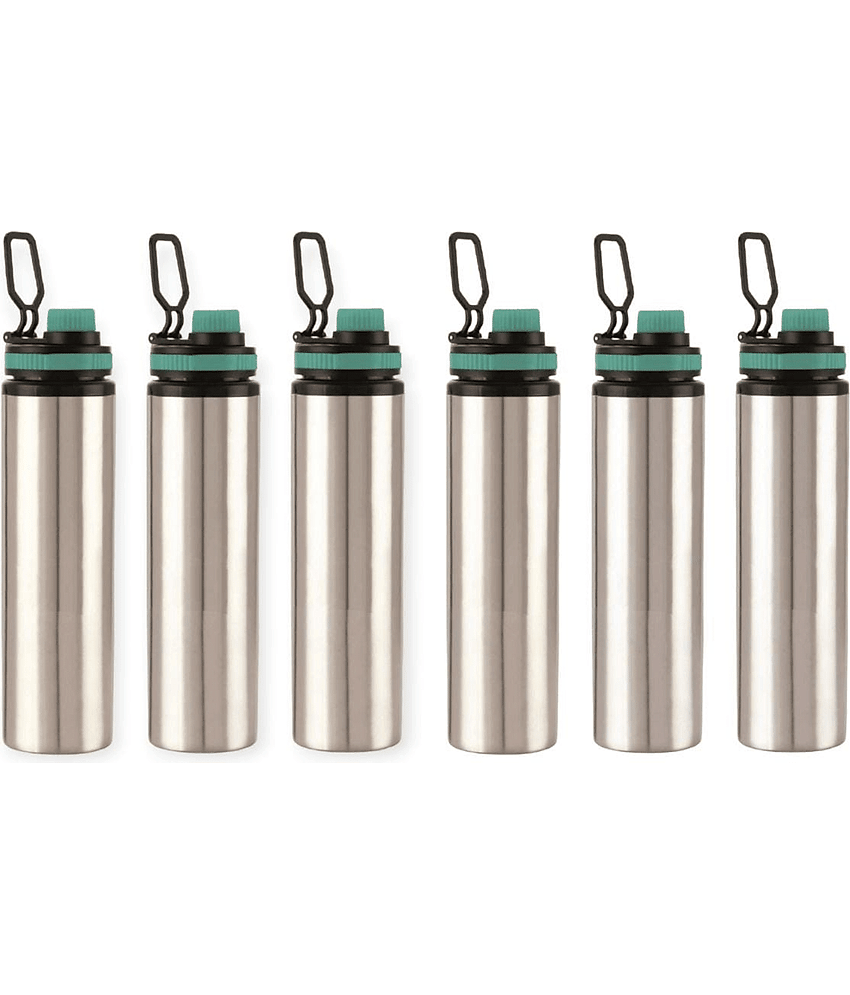 ATROCK Water Bottle Blue Water Bottle 900 mL ( Set of 6 )