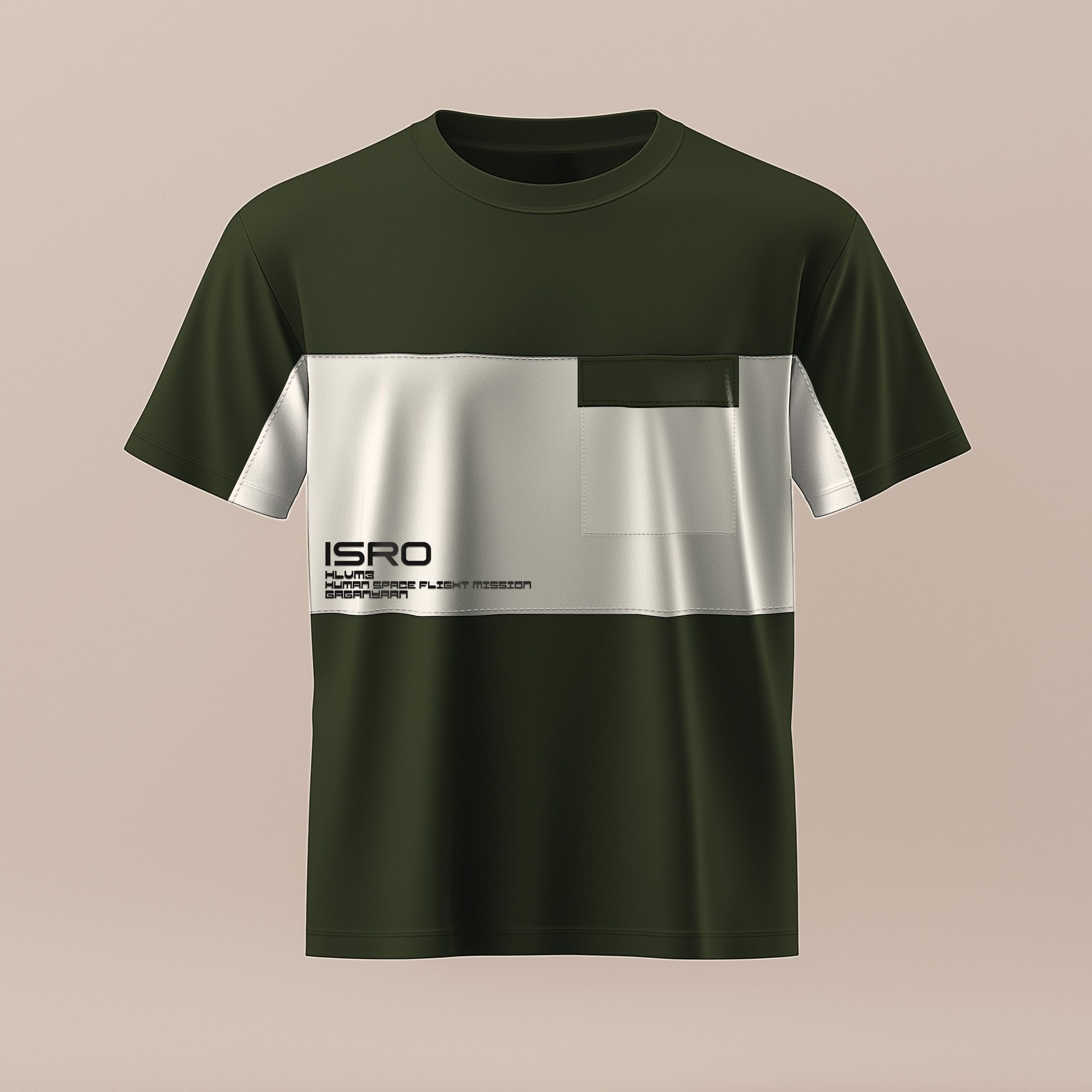 ISRO HLVM3 Panel T-Shirt-S
