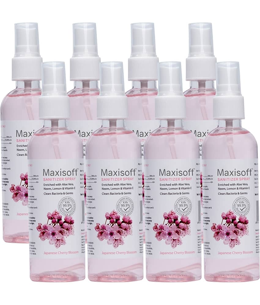 MAXISOFT - Antibacterial Hand Sanitizer 120 mL ( Pack of 8 )
