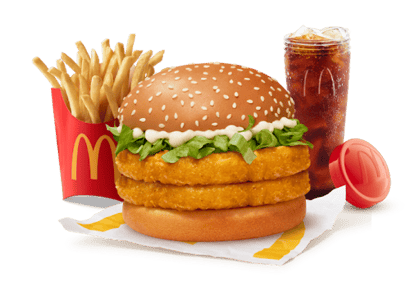 McChicken Double Patty Burger Combo
