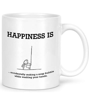 Idream Quote Printed Ceramic Coffee Mug 1 Pcs 330 mL