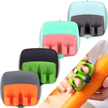 Hand Palm Peeler with Rubber Grip for Fruits & Vegetables