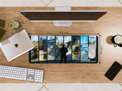 "COUNTER STRIKE - Video Game" Gaming Mousepad- Elevate Your Gaming Experience-Medium (28CM x 60CM)
