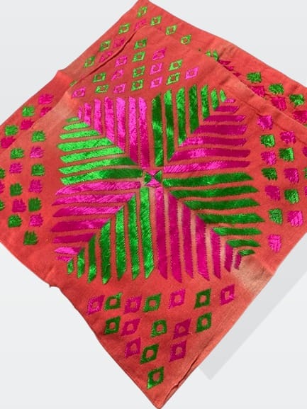 Pure Cotton Embroidery Cushion