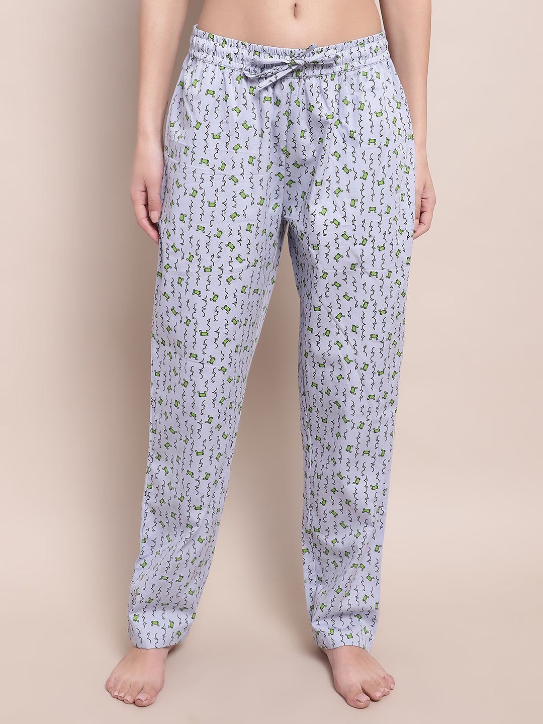 Crab Print Pyjama - Blue-S / Blue