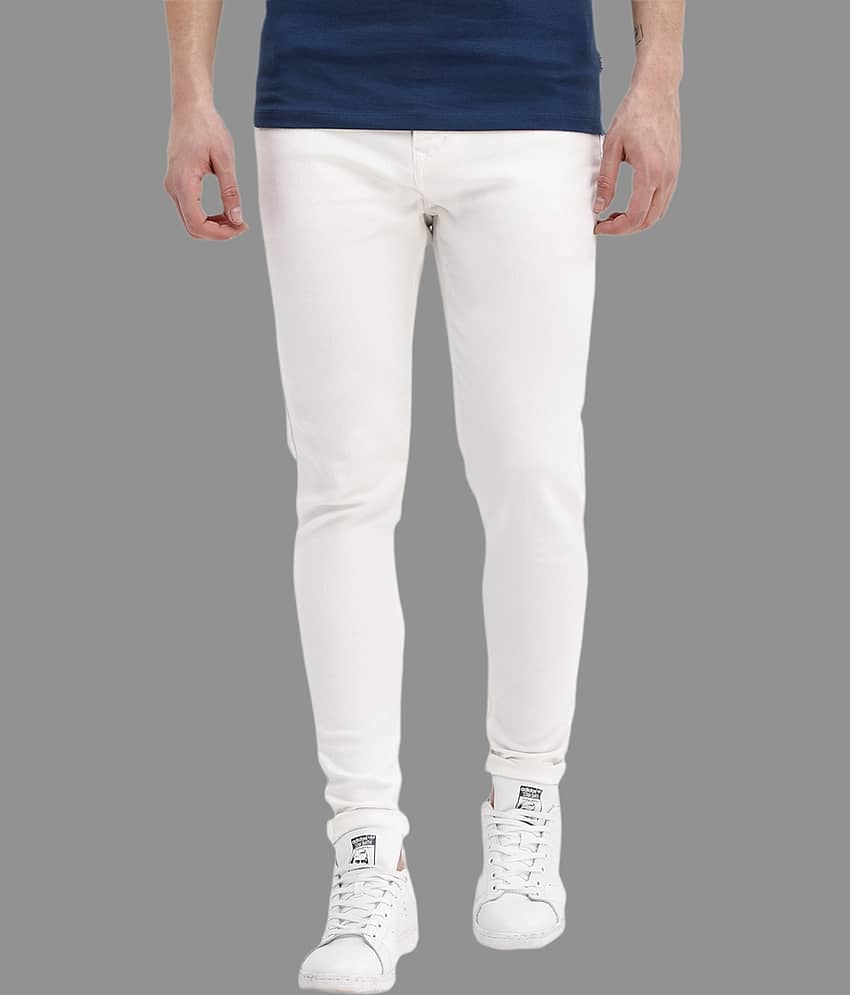 Lawson - White Denim Slim Fit Men's Jeans ( Pack of 1 )