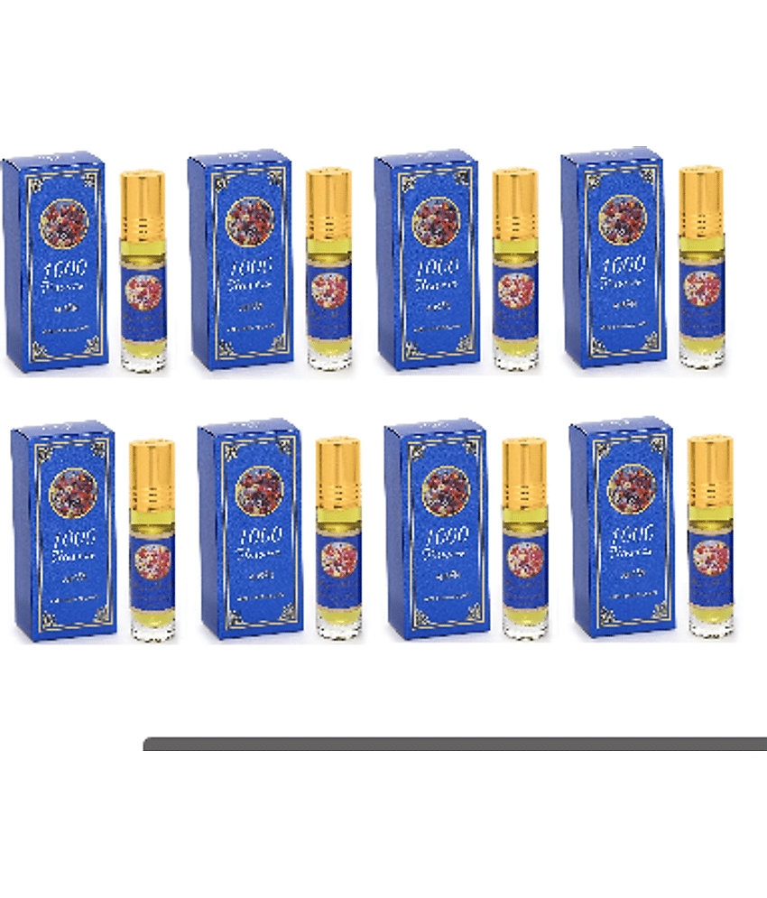 MONET 8 ATTAR 1000 FLAWERS ,8 ML EACH ,PACK OF 8 .