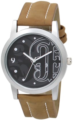 Black Casual Analog Watch for Men LR14