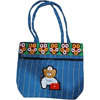 Blue Premium Beautifully Hand Crafted Multipurpose Jute Bag Multipurpose Bag For Women Blue Premium Beautifully Hand Crafted Multipurpose Jute Bag Multipurpose Bag For Women