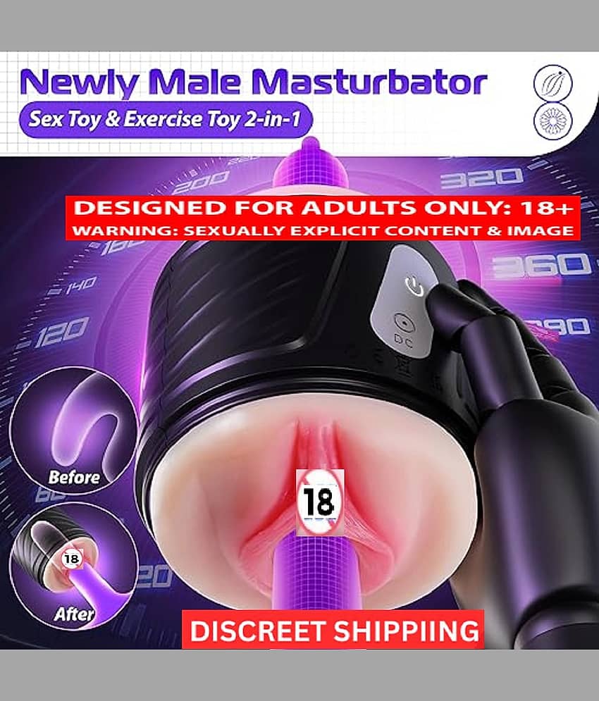 NAUGHTY TOYS PRESENT MOKSH VIBRATING MASTURBATION CUP POCKET PUSSY FOR MALE (MULTI COLOR) BY KamYog