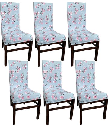 House Of Quirk 1 Seater Polyester Set of 6 Sofa Cover Set