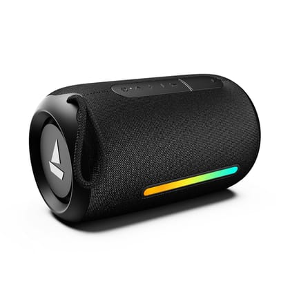 boAt Stone 350 Pro | Portable Bluetooth Speaker with 14W boAt Signature Sound, 12 Hours Playback, RGB LED boAt Stone 350 Pro | Portable Bluetooth Speaker with 14W boAt Signature Sound, 12 Hours Playback, RGB LED - Vibing Blue