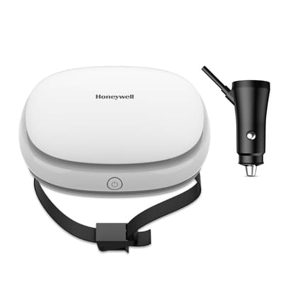 Honeywell Move Pure3 Car Air Purifier,Hepa filter&Ionizer which removes 99.9% PM 2.5&PM 10 particles