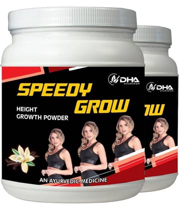 Dha Ayurveda Speedy Grow Herbal Body Grow Vanilla Powder 200 Gm Pack of 2