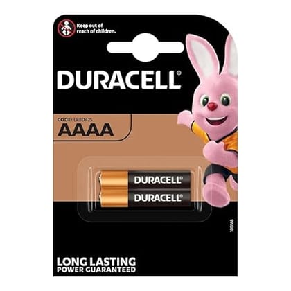 2-Power Duracell Ultra Power AAAA -2 Pack