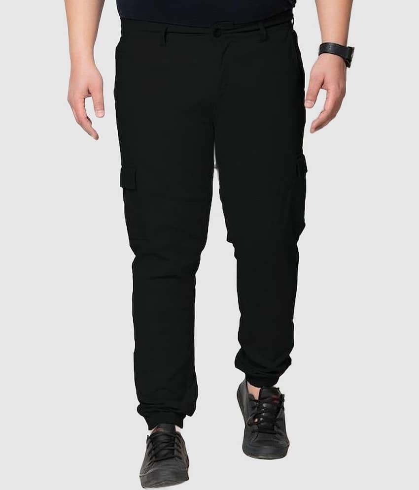 IVOC Plus Men Regular Fit Cotton Cargo Joggers