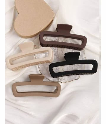 Rhosyn Multi Women's Hair Clip ( Pack of 4 )